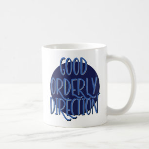 Mug Bon Slogan de Récupération de Direction Ordonn