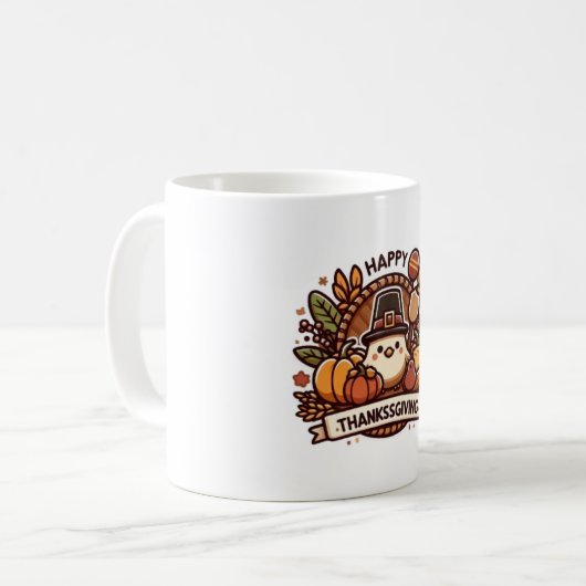 Mug Bon thanksgiving (Devant gauche)