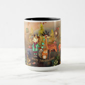 Mug Bon thanksgiving Animaux des bois (Centre)