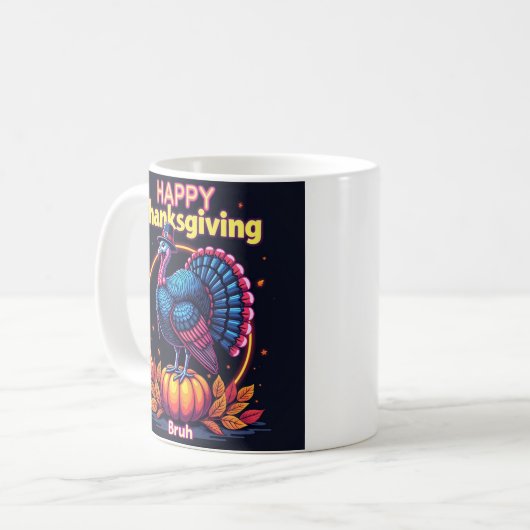 Mug Bon thanksgiving bruh (Devant gauche)