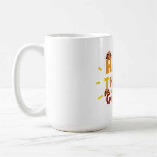 Mug Bon thanksgiving cadeau unique (Gauche)