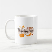 Mug Bon thanksgiving Citrouille Automne Leaves (Gauche)