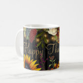 Mug Bon thanksgiving de moisson d'automne de Thanksgiv (Devant gauche)