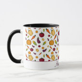 Mug Bon thanksgiving légumes motif blanc (Gauche)