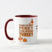 Mug Bon thanksgiving PERKY POUR TURKEY PLAaid (Gauche)