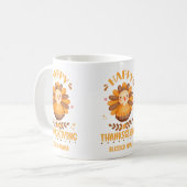 Mug Bon thanksgiving personnalisé (Devant gauche)