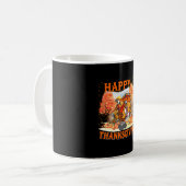 Mug Bon thanksgiving Turquie Jouer Au Baseball (Devant gauche)