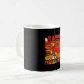 Mug Bon thanksgiving Turquie Jouer Disque Golf (Devant gauche)