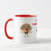 Mug Bon thanksgiving Turquie,Personnalisé (Gauche)