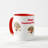 Mug Bon thanksgiving Turquie,Personnalisé (Devant gauche)