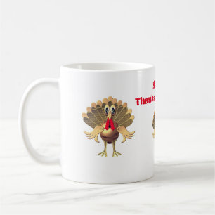 Mug Bon thanksgiving Turquie, Personnalisé