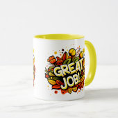 Mug Bon travail (Devant droit)