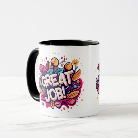 Mug Bon travail (Devant gauche)