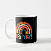 Mug Bon vendredi Fri-yay Enseignant École Meme (Gauche)