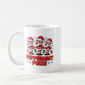 Mug Bonbon à la menthe Sse Canne Drôle de Noël Chapeau (Gauche)