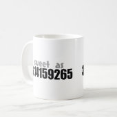 Mug Bonbon comme pi (Devant gauche)