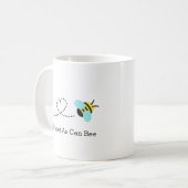 Mug Bonbon de même que peut abeille, abeille de (Devant gauche)