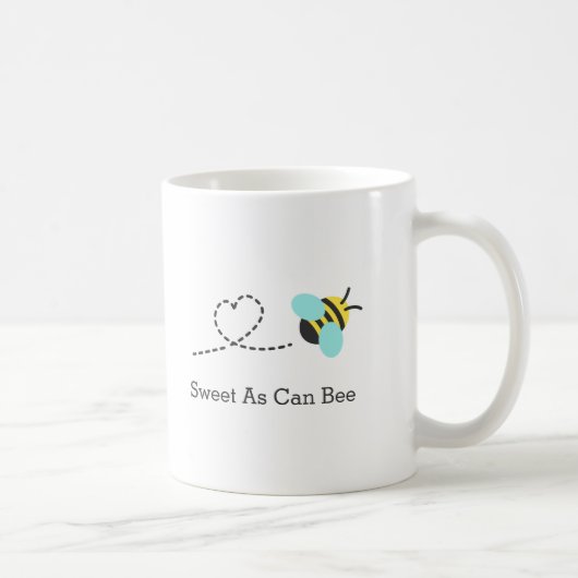 Mug Bonbon de même que peut abeille, abeille de (Droite)
