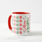 Mug Bonbons à la menthe de Noël (Devant gauche)