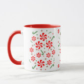 Mug Bonbons à la menthe de Noël (Gauche)