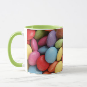 Mug bonbons arc-en-ciel