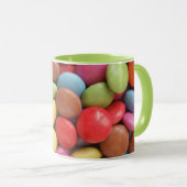Mug bonbons arc-en-ciel (Devant droit)