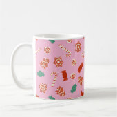Mug Bonbons de Noël - rose (Gauche)