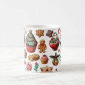 Mug Bonbons et friandises de Noël Clipart (Centre)