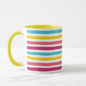 Mug Bonbons rayés ! Amusant coloré (Gauche)
