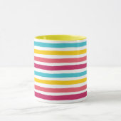Mug Bonbons rayés ! Amusant coloré (Centre)