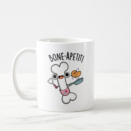 Mug Bone Apetit Funny Cuisine Pun (Gauche)