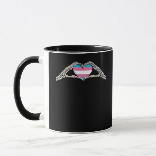 Mug Bone Hands Coeur Transgenre Goth (Gauche)