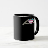 Mug Bone Hands Coeur Transgenre Goth (Devant droit)
