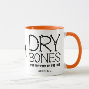 Mug BONES SEC Ezekiel 37 Monogramme Christian Hallowee