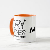 Mug BONES SEC Ezekiel 37 Monogramme Christian Hallowee (Devant gauche)