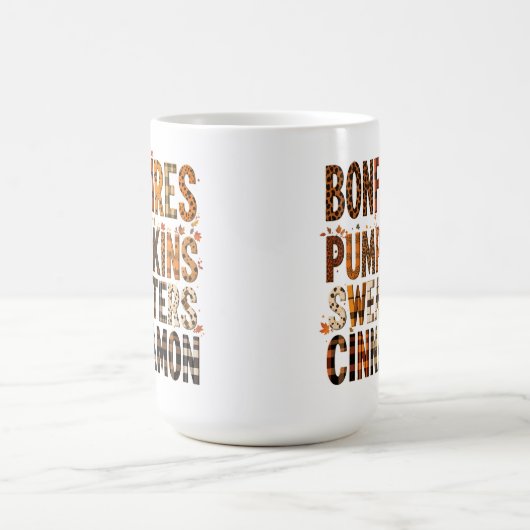 Mug Bonfires Chandails Citrouille Cinnamon - Automne A (Centre)