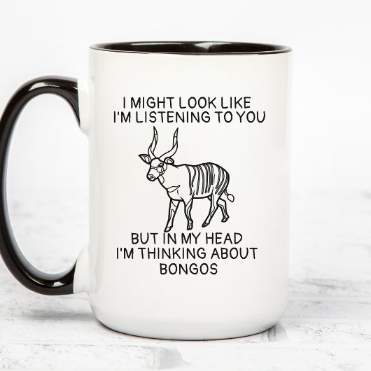 Mug Bongo Antelope Mug, Bongo Lover Gifts