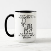 Mug Bongo Antelope Mug, Bongo Lover Gifts (Gauche)
