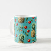 Mug Bonheur Ananas Cerise (Devant gauche)