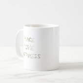 Mug Bonheur d'amour de paix (Devant gauche)