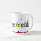 Mug Bonheur de retraite (Devant droit)