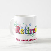 Mug Bonheur de retraite (Devant gauche)