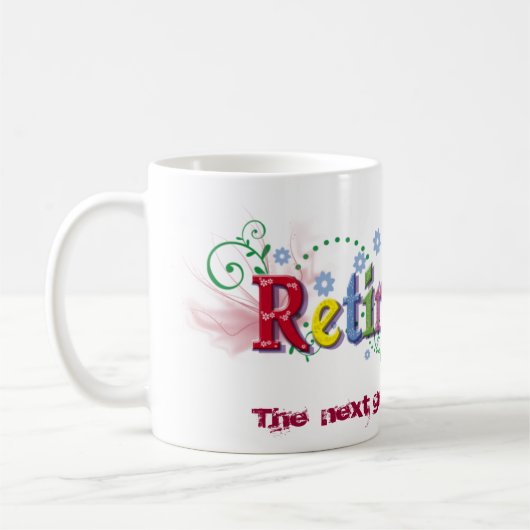 Mug Bonheur de retraite (Gauche)