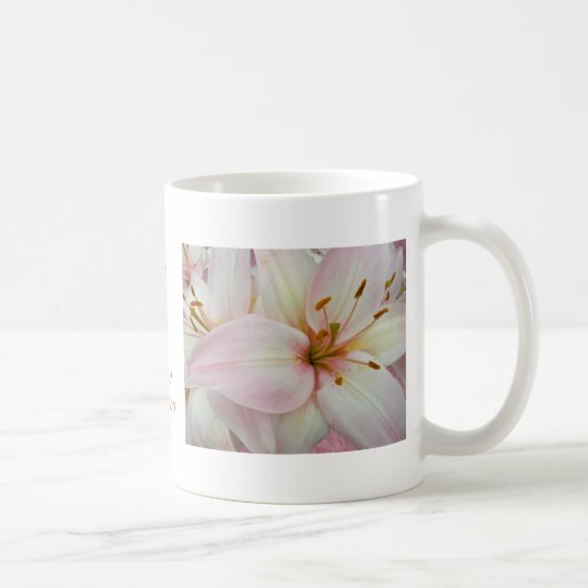 Mug Bonheur des Mariages de Lys hybrides (Droite)
