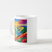 Mug Bonheur du coucher de soleil (Devant gauche)