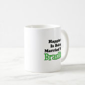 Mug Bonheur Marié Au Brésilien (Devant droit)