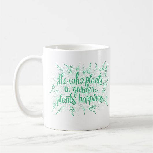 Mug Bonheur plante (Gauche)