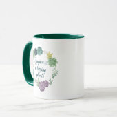 Mug Bonheur plante | Happines achète des Plantes (Devant gauche)