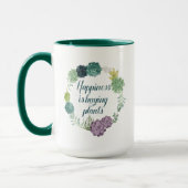 Mug Bonheur plante | Happines achète des Plantes (Gauche)