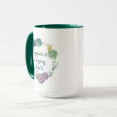 Mug Bonheur plante | Happines achète des Plantes (Devant gauche)